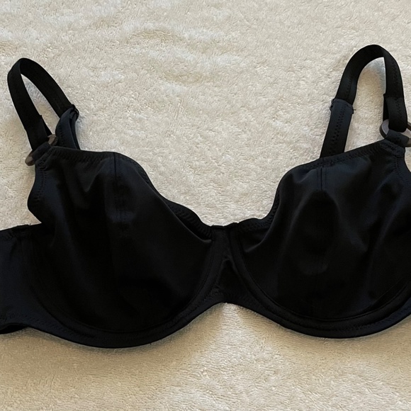 Freya Coco Wave Black Coconut Shell Swim Top Luxury Swimwear size 32-DD/32-E EUC - Picture 10 of 10